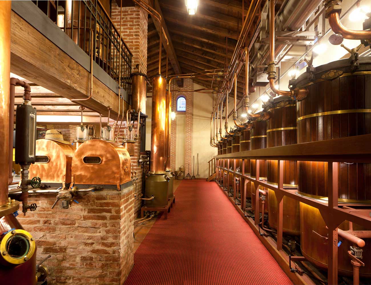 Interior of Poli distillery