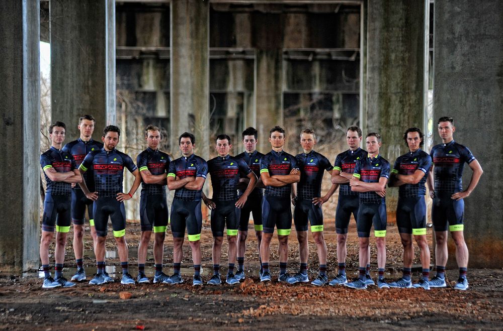 The 2015 Hincapie Racing Team.