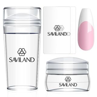 Saviland French Tip Nail Stamp Kit