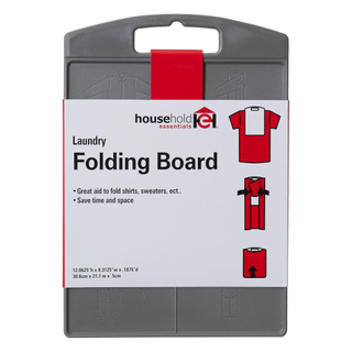 A laundry folding board