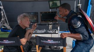 Harrison Ford and Anthony Mackie talk behind the scenes on Captain America 4