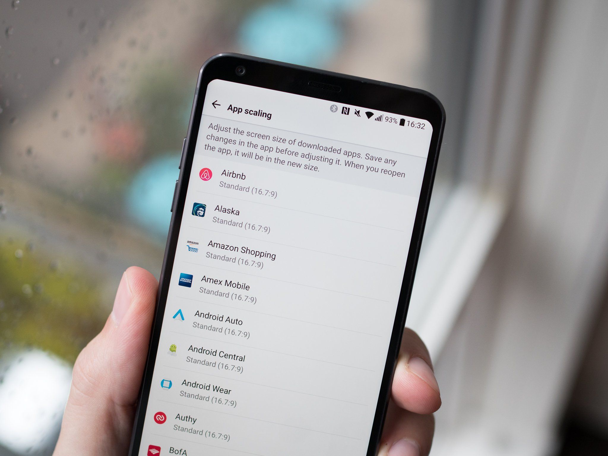 Lg Setting Screen Android What do the LG G6's 16:9, 16.7:9 and 18:9 app scaling settings do ...