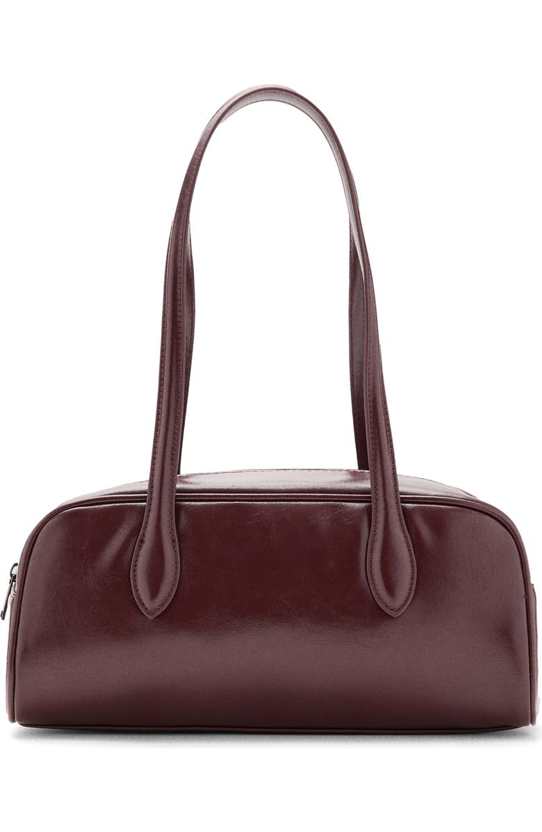 Faux Leather Bowling Bag