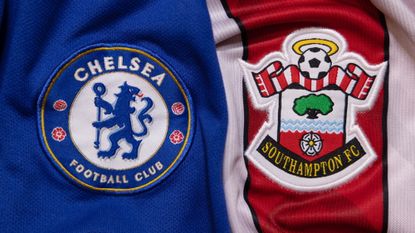 Chelsea and Southampton football jerseys 
