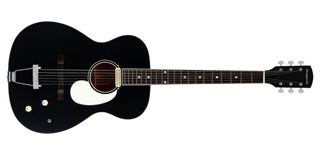 Orangewood Juniper II: the new and improved rubber-bridge acoustic arrives with a refreshed aesthetic that's still super-vintage, and there's a Seymour Duncan pickup too.