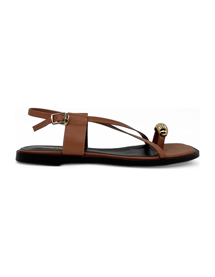 Laney Strappy Gold Toe Sandals