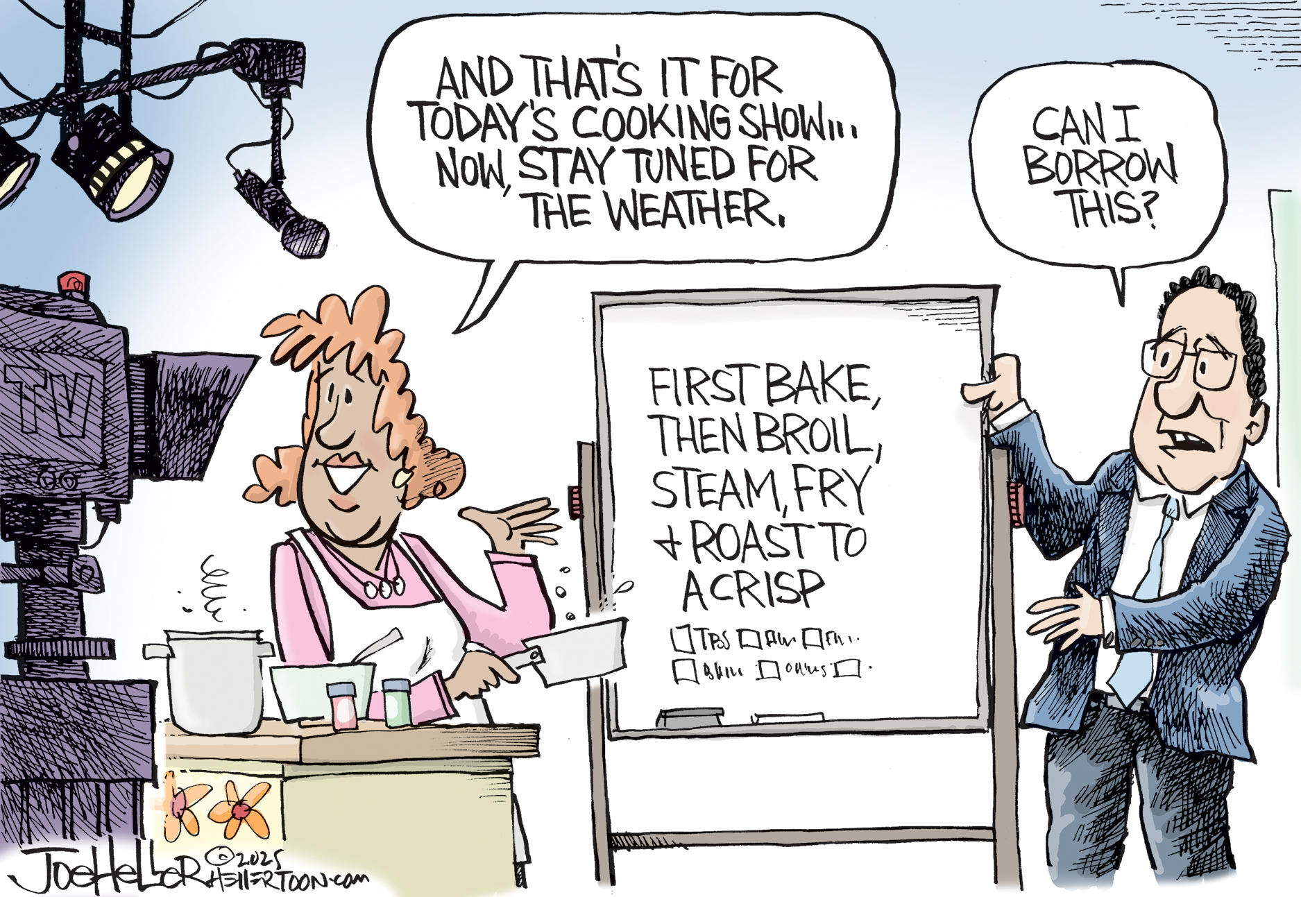 Political cartoon