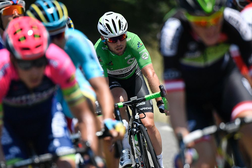 Mark Cavendish in the green jersey of the 2016 Tour de France.