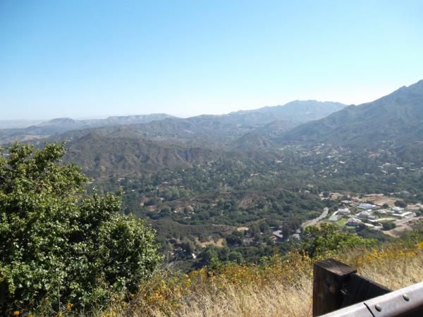 The views were nothing short of amazing on the ride up Piuma Road