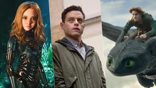 A collage image showing "Megan 2.0," "The Amateur" and "How to Train Your Dragon"