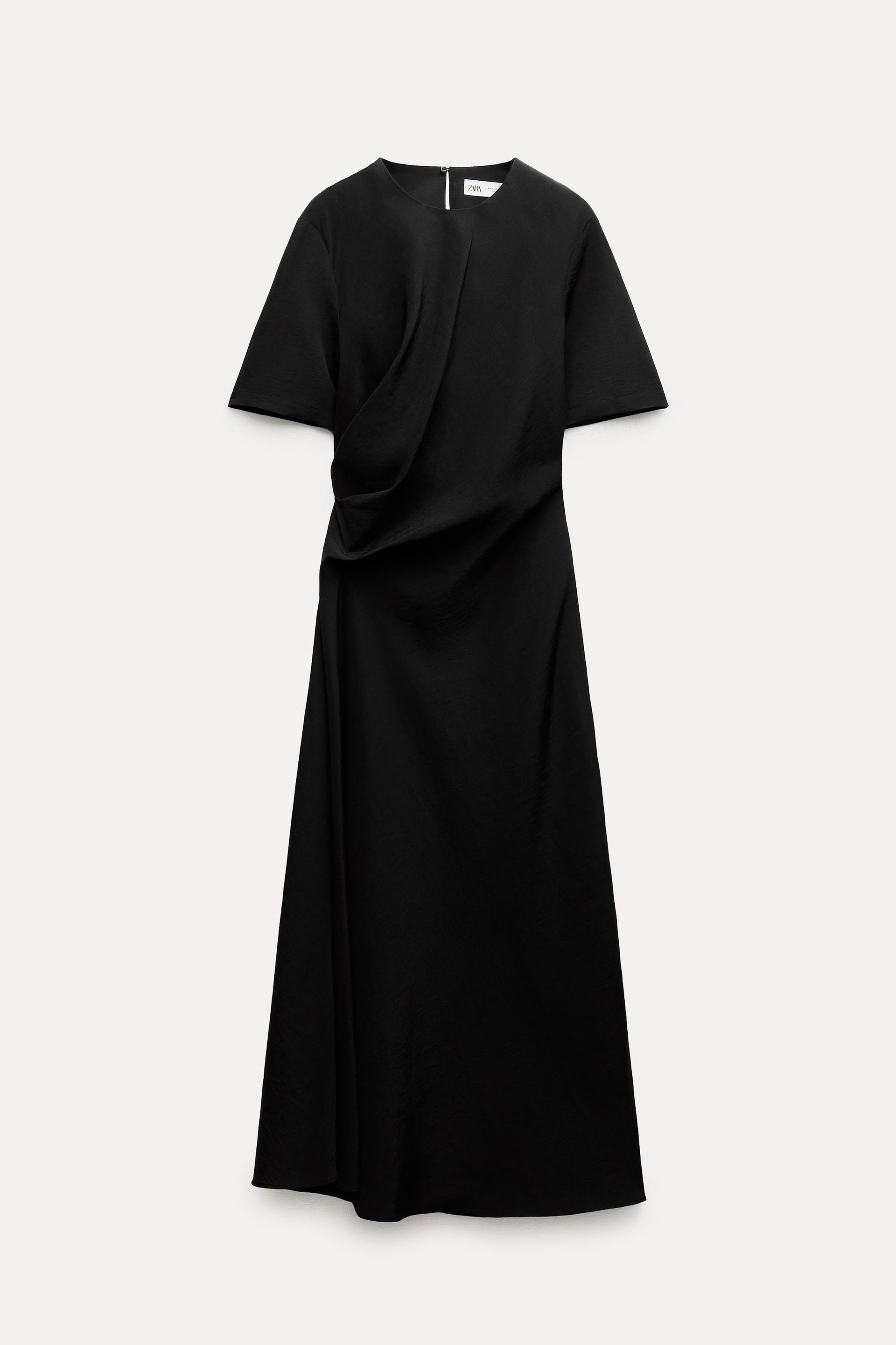 Dress With Side Draping