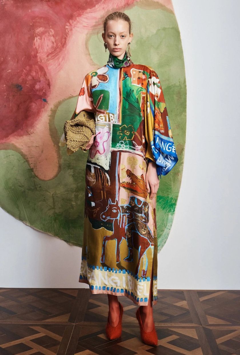 Alémais, Mlak Silk Dress