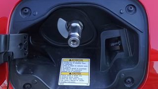 Hydrogen inlet for the Toyota Mirai (2021)