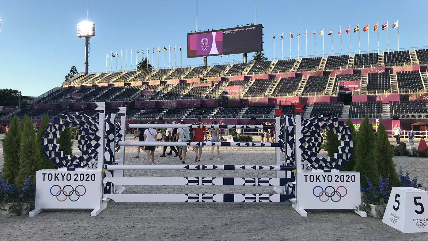 Olympic showjumping course