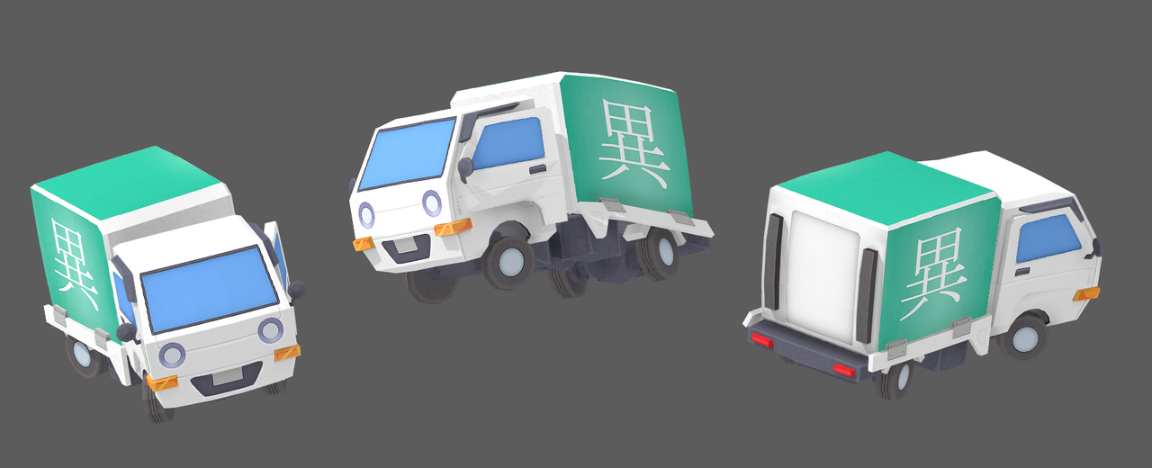 Indie game screens, retro models and anime characters
