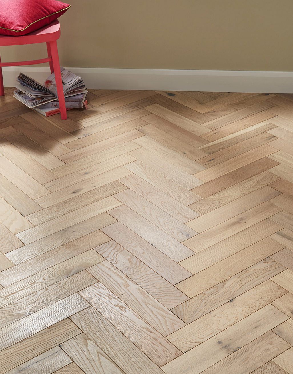 Oxford Herringbone Bavarian Oak Engineered Wood Flooring