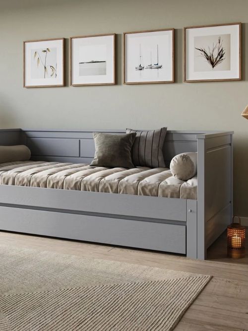Noomi Erika Guest Bed With Drawer Grey 