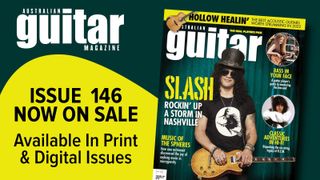 This issue also features a look at ten essential Gibson SG albums, the astronaut that made music in microgravity, 15 gear reviews and more