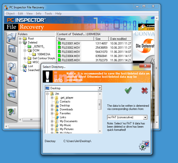 Step 7: Select the files you want to recover