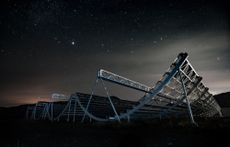 The CHIME radio telescope in British Columbia, Canada has detected more than 1,000 fast radio bursts (FRBs) as of mid-2020. 