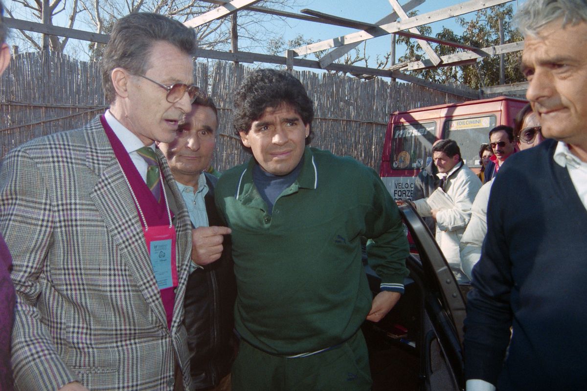 Diego Maradona at Tirreno-Adriatico 1990