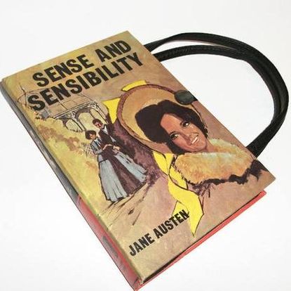 Retro Grandma Vintage Jane Austen Sense and Sensibility Book Handbag