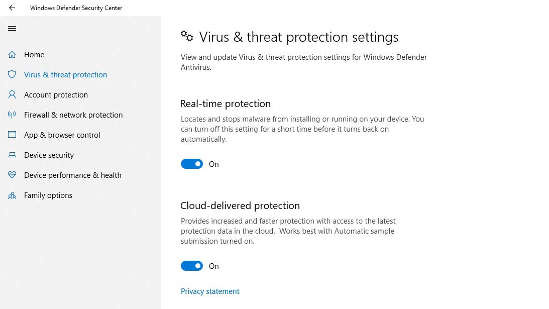 download latest windows 10 defender definitions