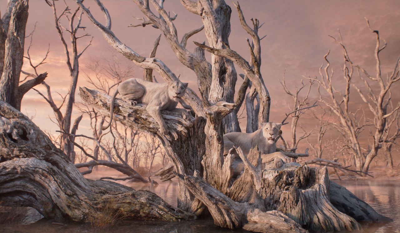 Making the VFX of Mufasa: The Lion King; lions rendered in 3D