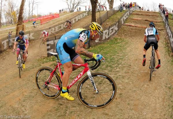 Adam Myerson (Smartstop/ Mountain Khakis) seemed to be having a good race
