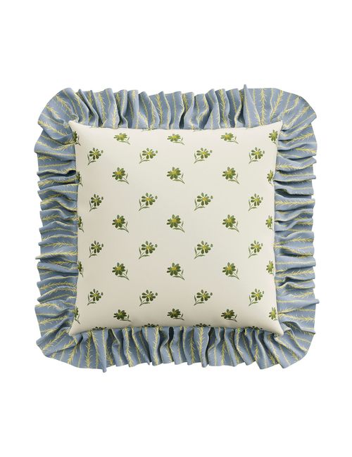 Sanderson Tuileries Frilly Square Cushion