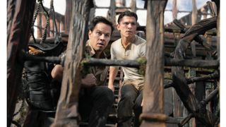 Mark Wahlberg and Tom Holland in Uncharted