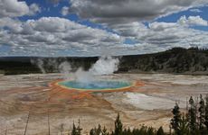 Grand Prismatic Spring, Yellowstone National Park.