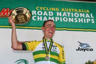 The 2016 Australian U23 road race champion Chris Hamilton (AvantiIsoWhey)