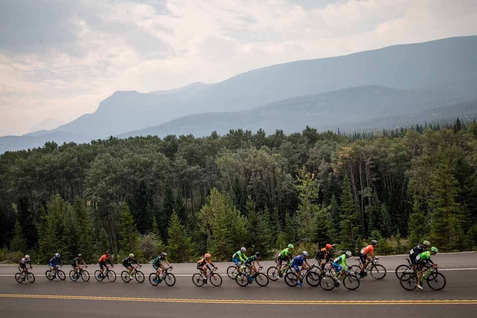 The Tour of Alberta's opening stage.