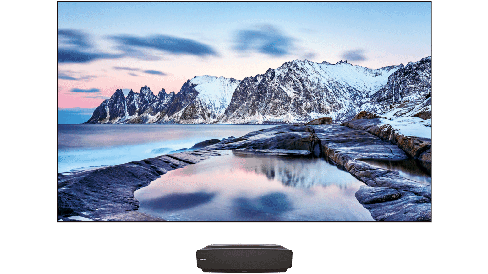 Hisense's Laser TV ultra short throw projector