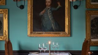 The Cavendish Hotel interior - table with a painting