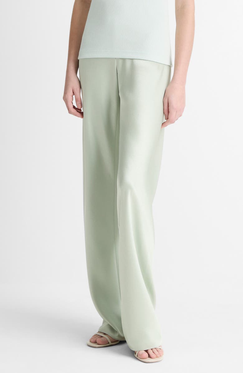 Fluid High Waist Straight Leg Pants