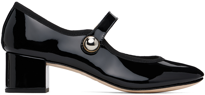 Black Fabienne Mary Jane Heels