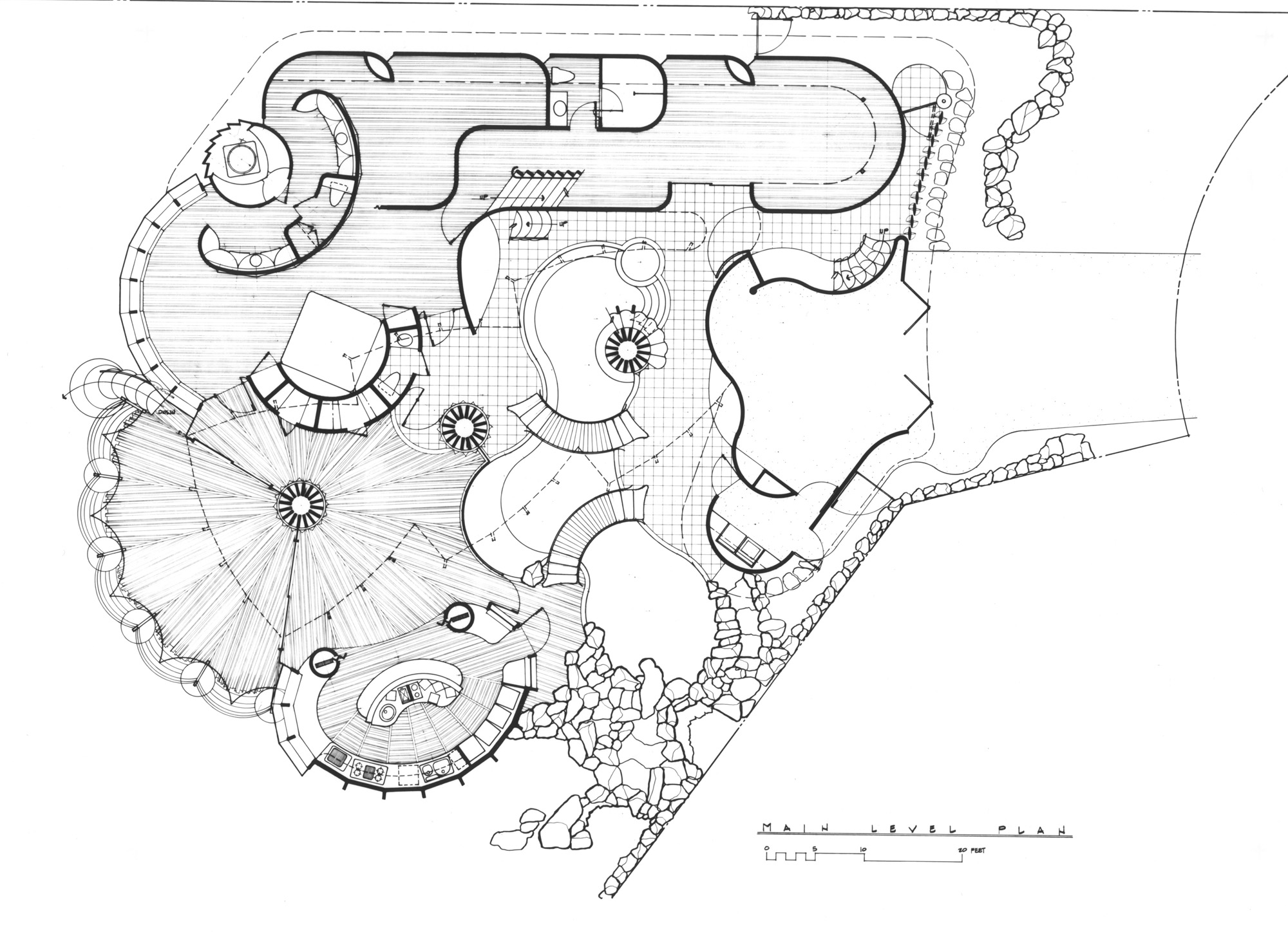 the flowing organic architecture work by Bart Prince