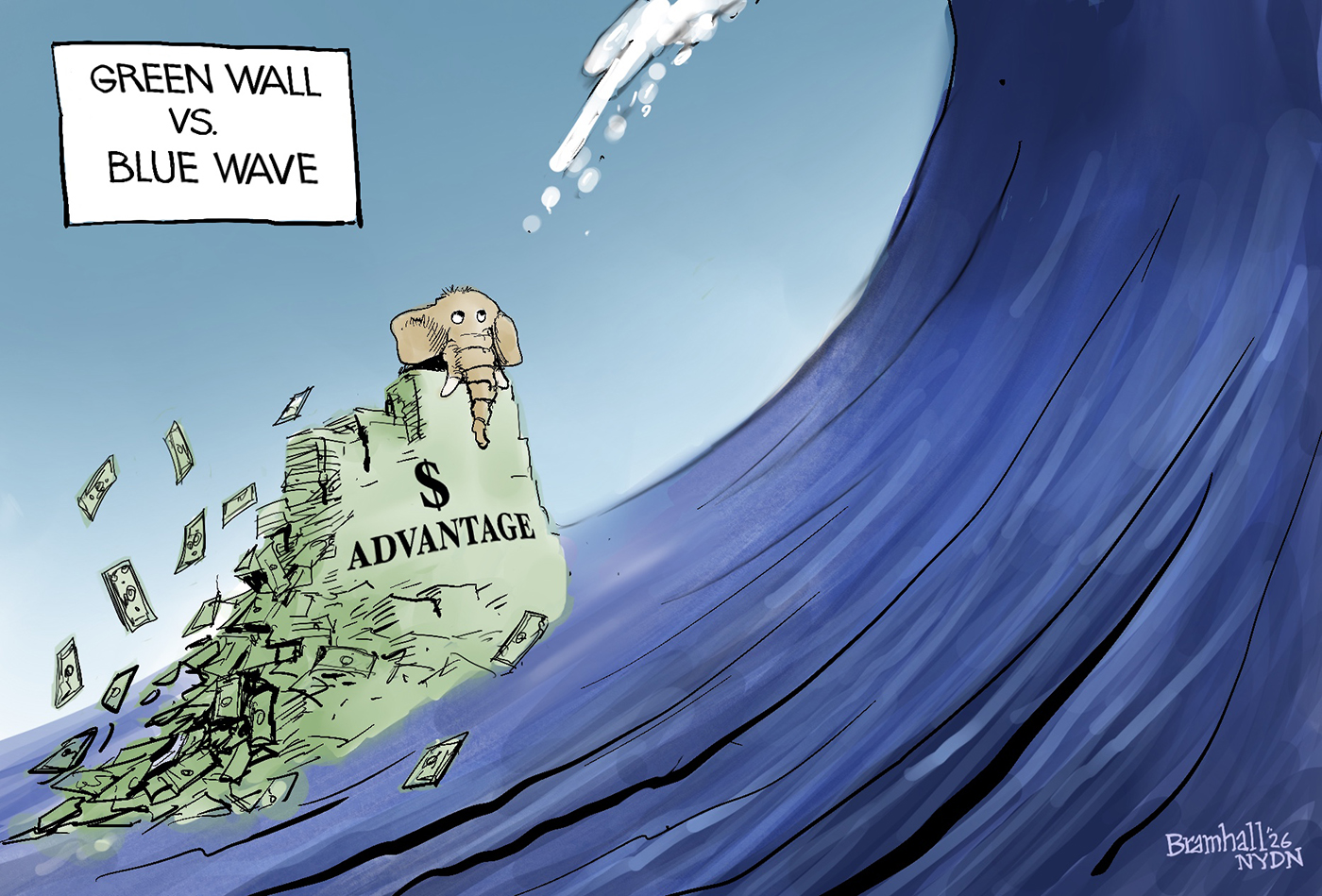 Political cartoon