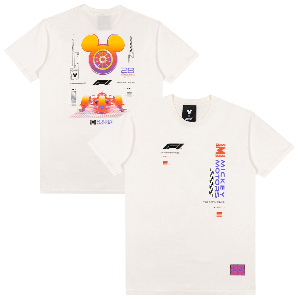 Formula 1 X Disney, Mickey Glow T-Shirt - Ivory