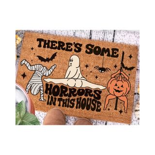 Etsy There's Some Horrors In This House Doormat