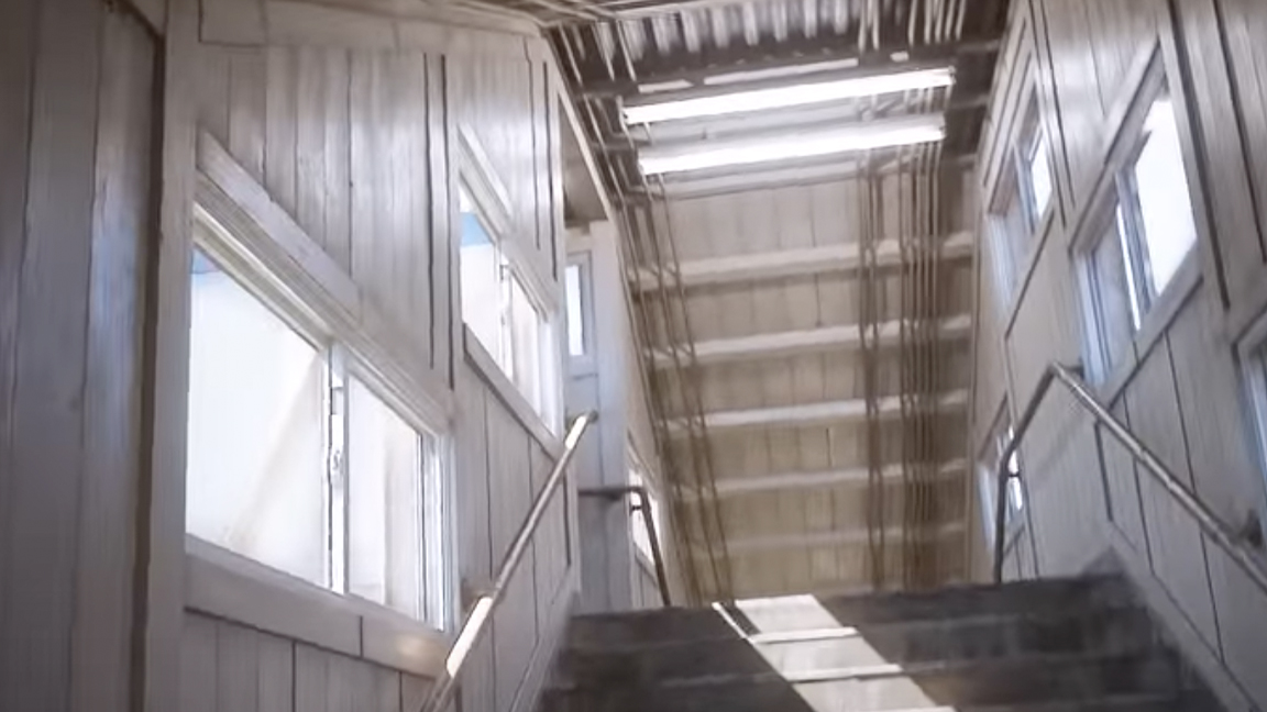 A render of a train station in Unreal Engine 5