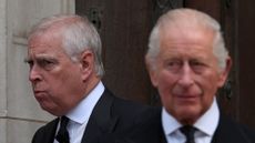 Former Prince Andrew and King Charles III