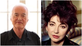 Jimmy Page and Kate Bush