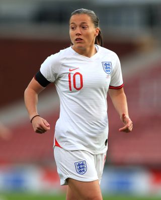 Fran Kirby is in line for her 50th England cap against Latvia on Tuesday.