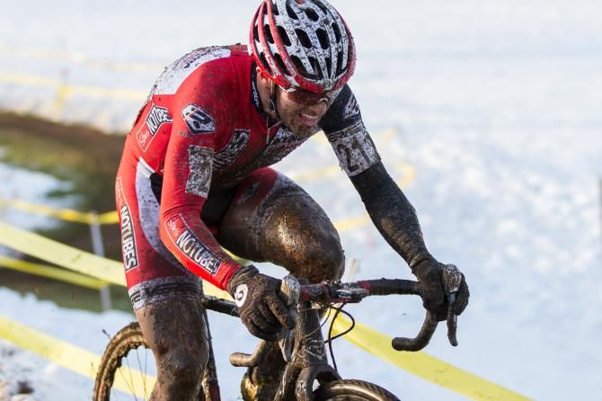 Jake Wells, mud covered