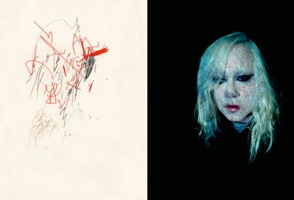 ANOHNI artwork and self-portrait