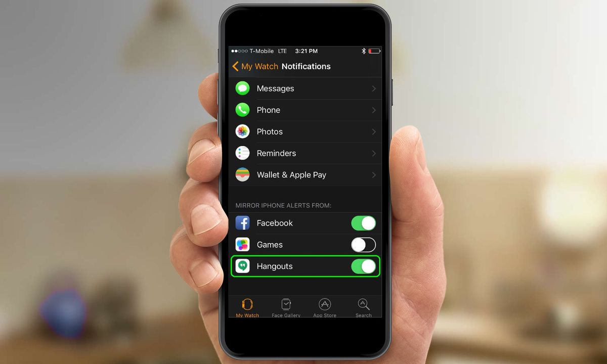 Hangouts on deals apple watch
