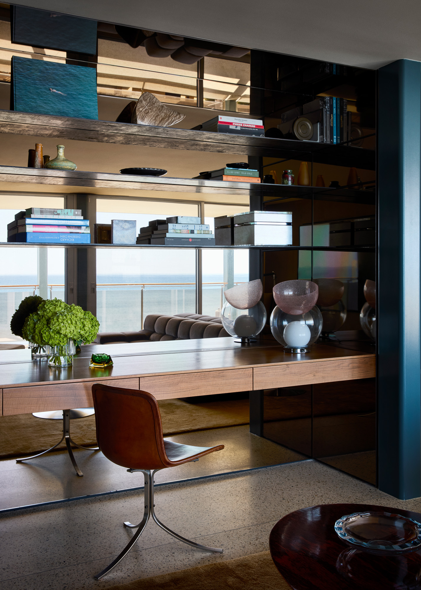 luxurious interiors of Malibu beach house by Studio Shamshiri